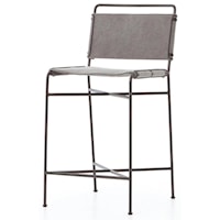 Gray Counter Height Barstool