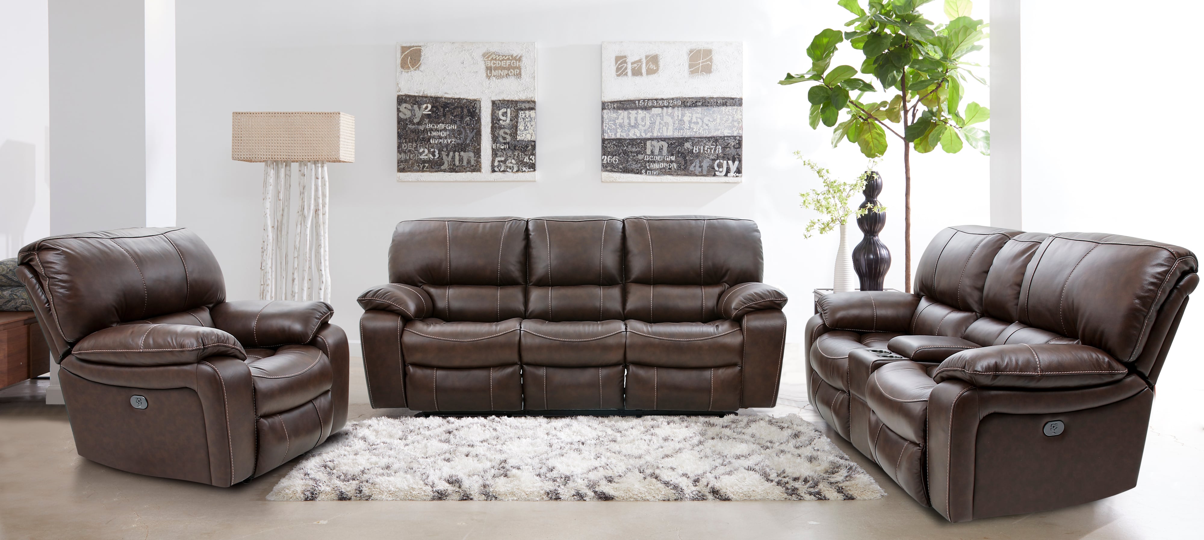 Cheers Brazil 133382654 Leather Match Power Reclining Sofa Sam Levitz