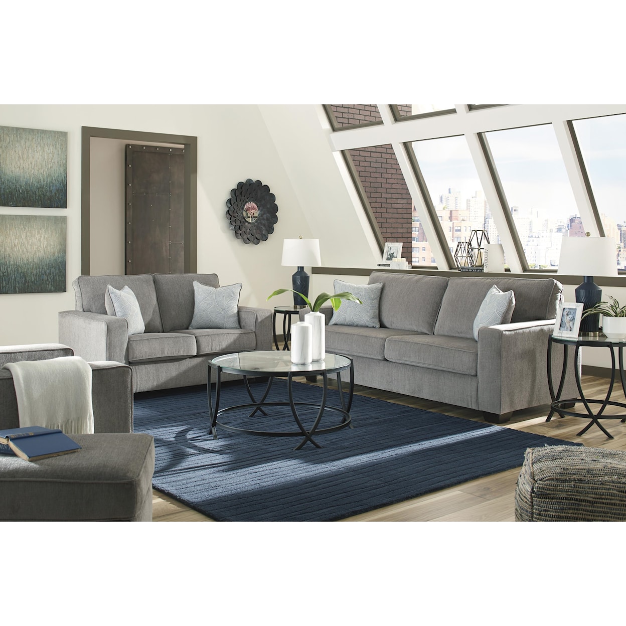 Signature Design by Ashley Altari Sofa, Chair and Ottoman Set