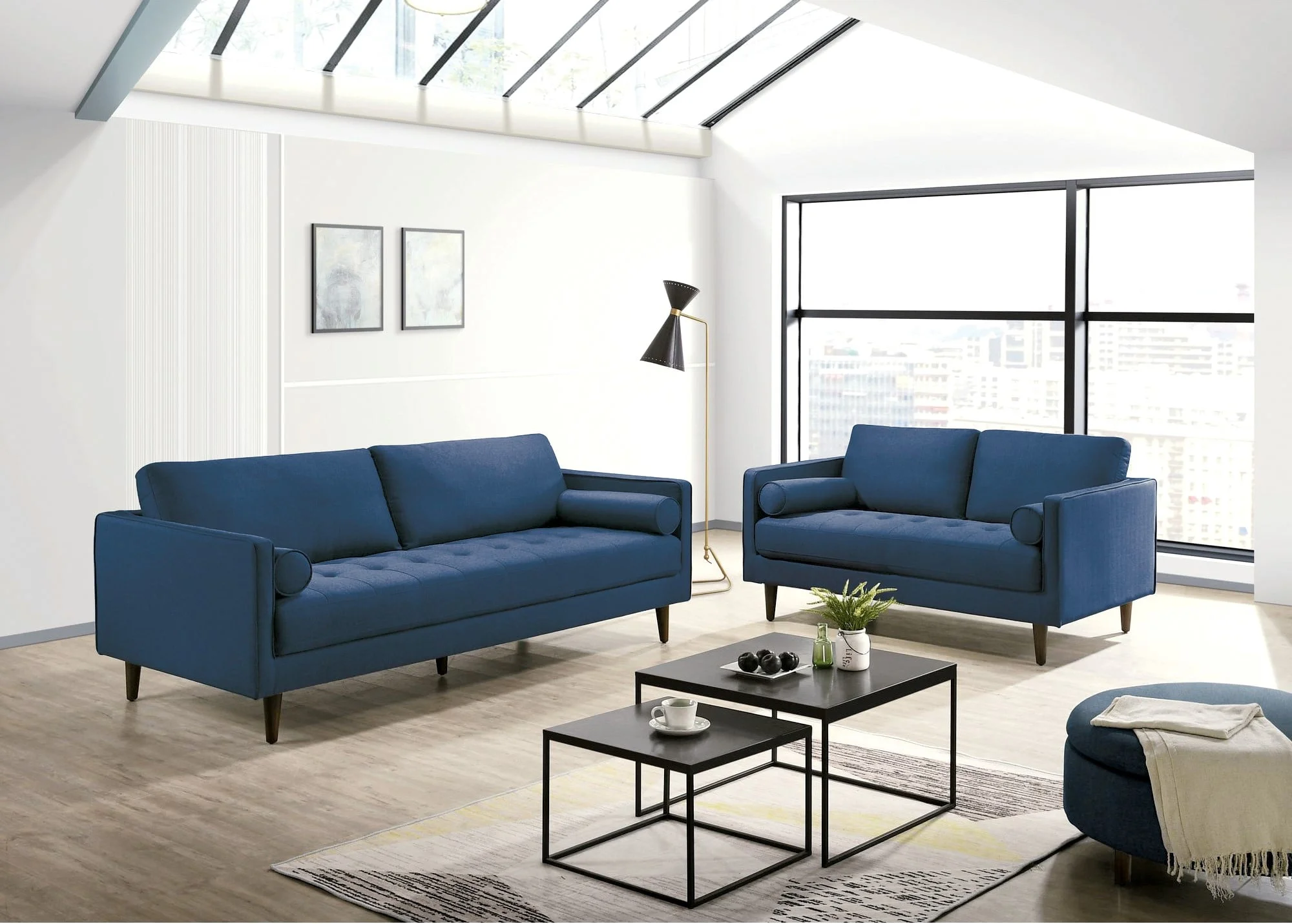 Elements International Sampson 121355449 2 Piece Living Room Set Sam