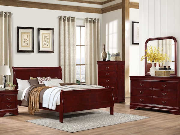 5 Piece Twin Bedroom Set with Chest
