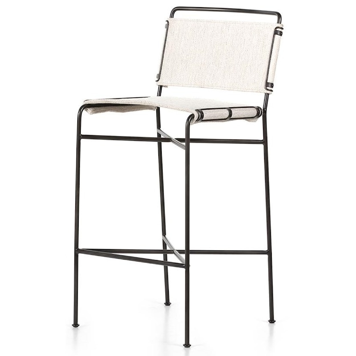 Four Hands Wharton Bar Height Barstool