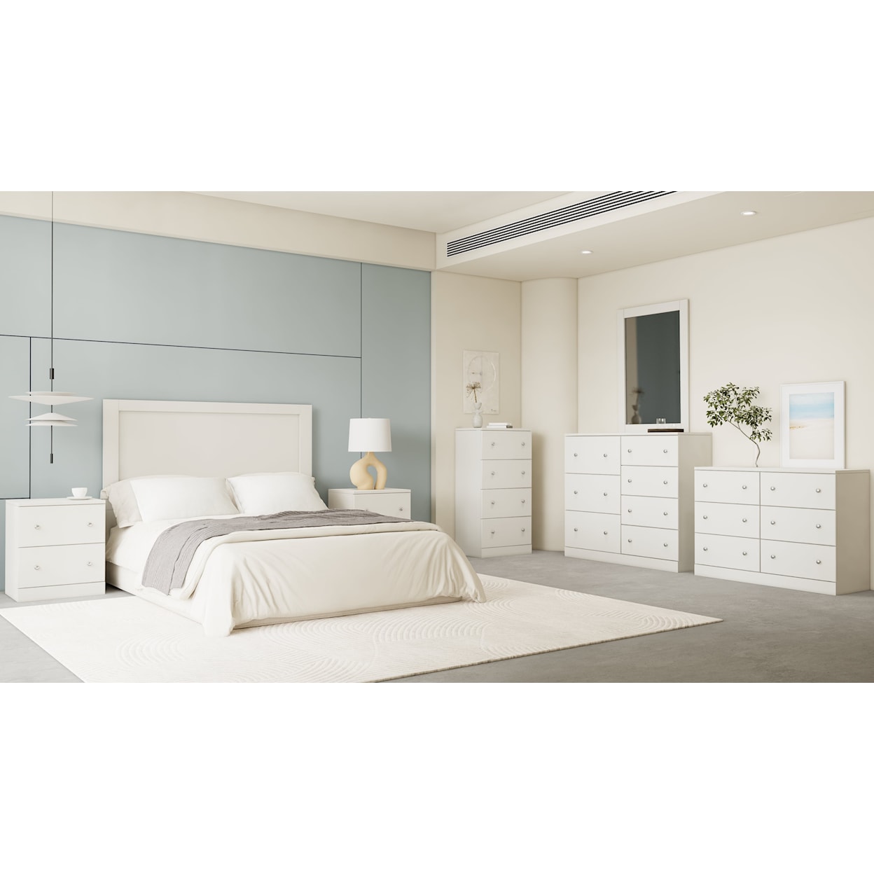 Perdue 17000 Queen/Full 3 Piece Bedroom Set