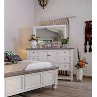 Rustic Two-tone Dresser