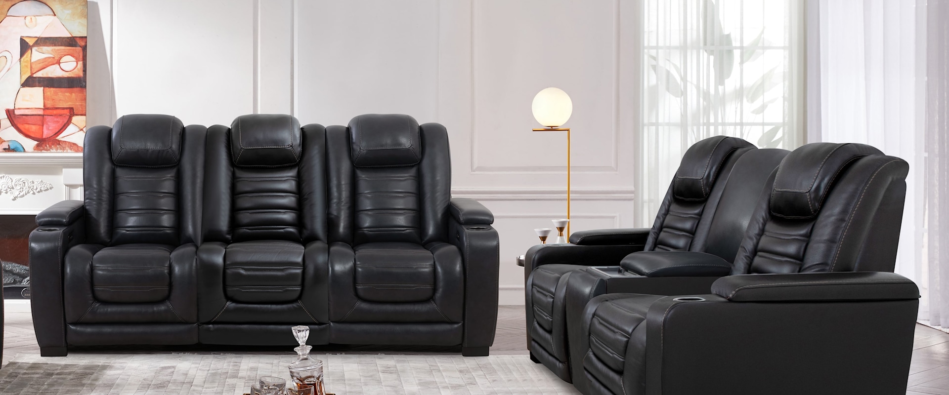 2 Piece Power Reclining Living Room Set