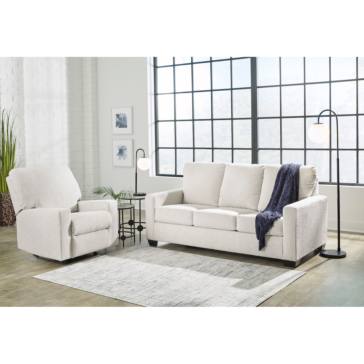 Signature Design by Ashley Rannis 2 Piece Full Sleeper Living Room Set