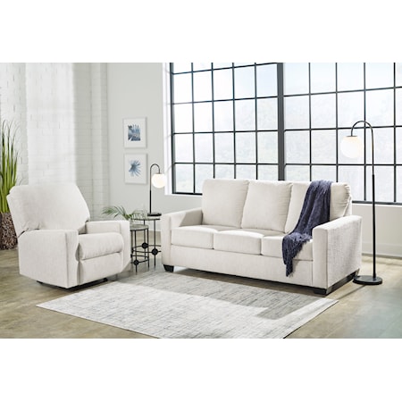 2 Piece Full Sleeper Living Room Set