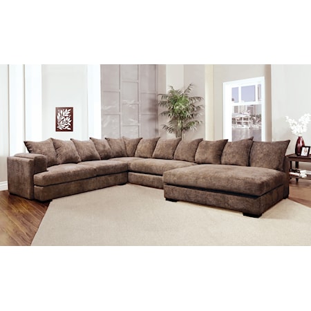 3 Piece Sectional Chaise Sofa