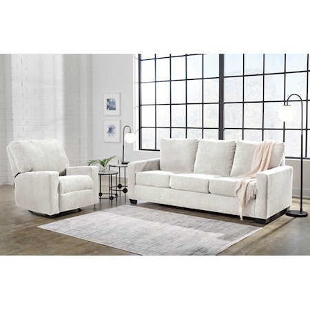 2 Piece Queen Sleeper Living Room Set