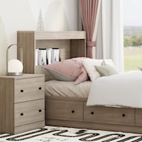 Twin Bookcase Headboard