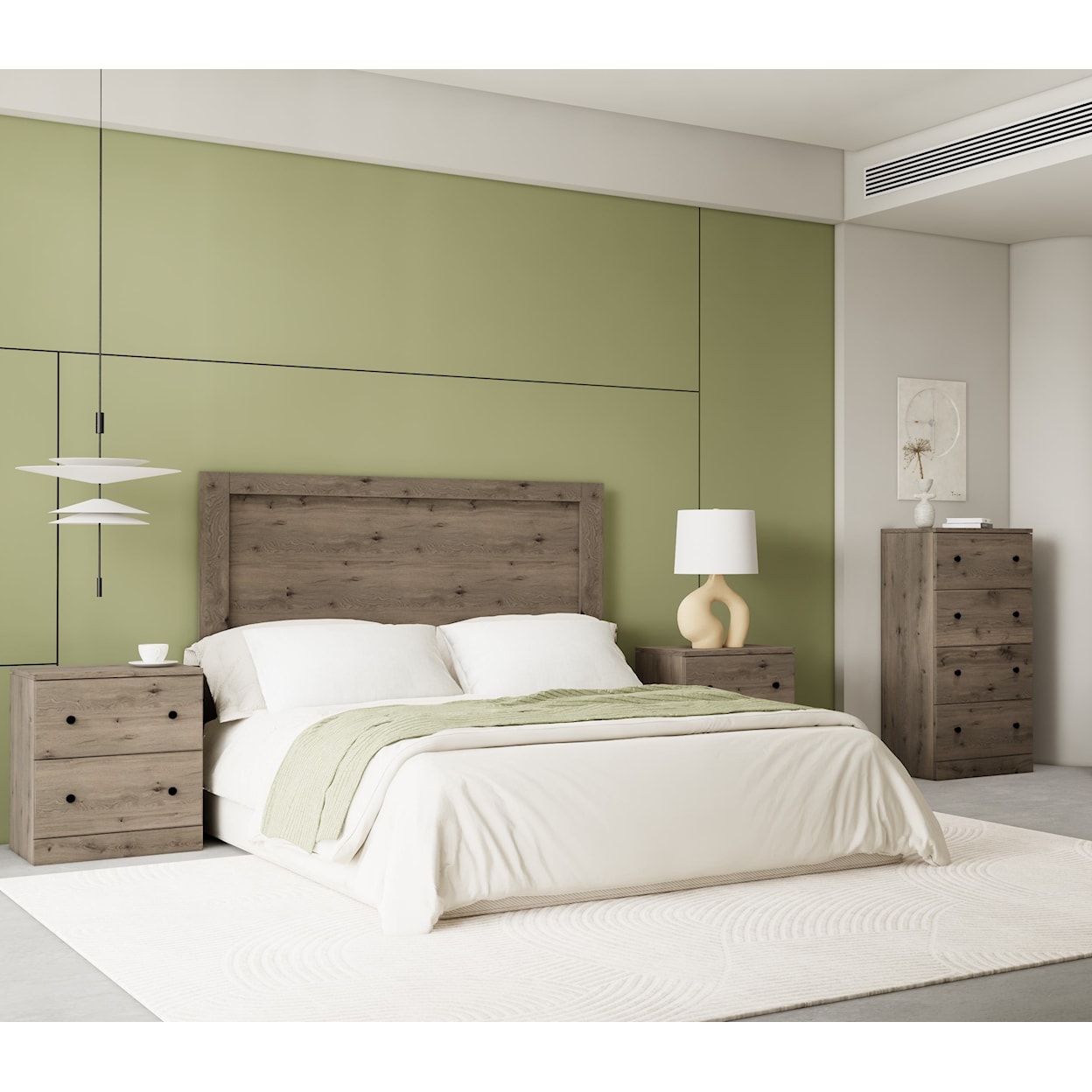 Perdue 9000 3 Piece Queen/Full Panel Bedroom Set