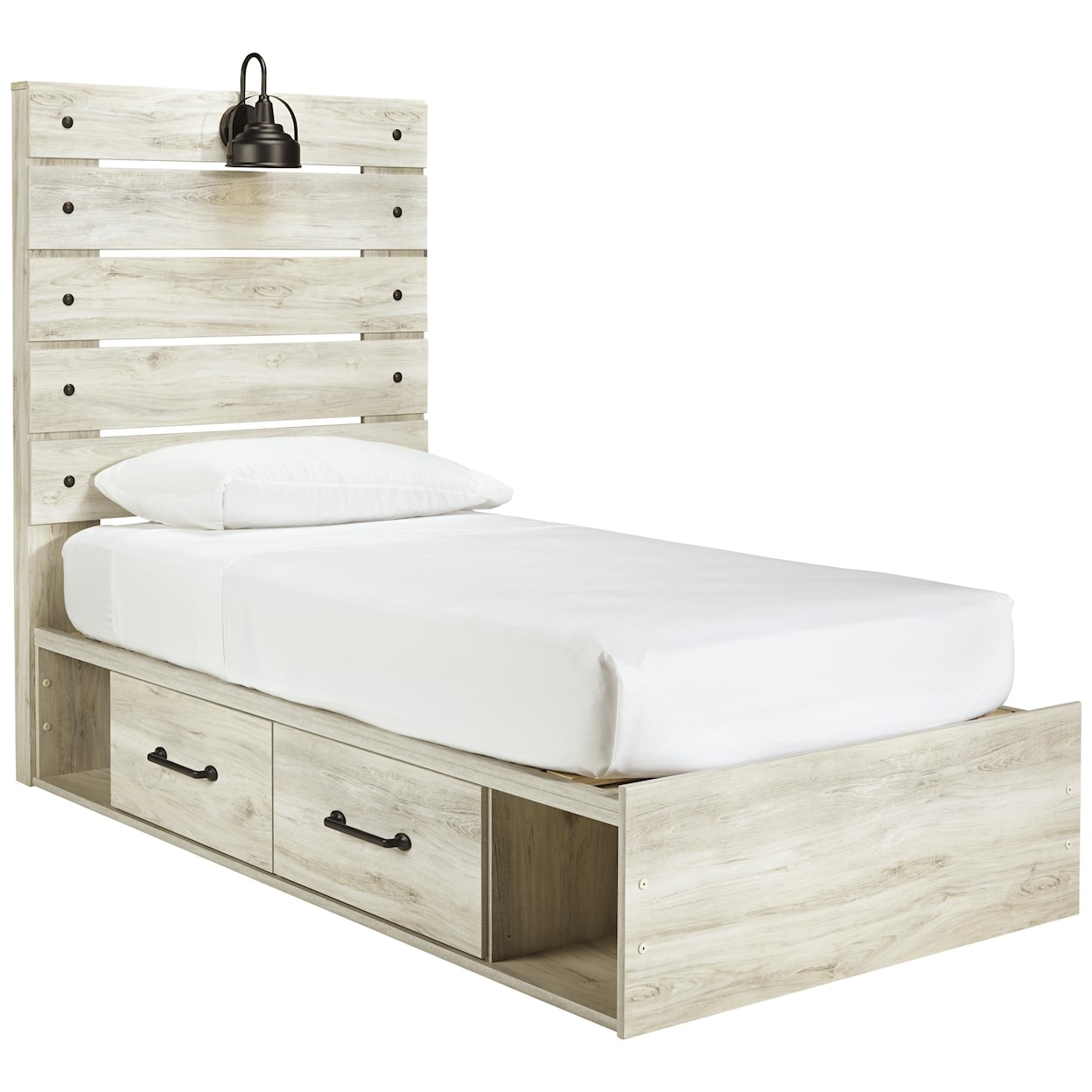 Signature Design by Ashley Drystan Full Panel Bed with 2 Storage Drawers