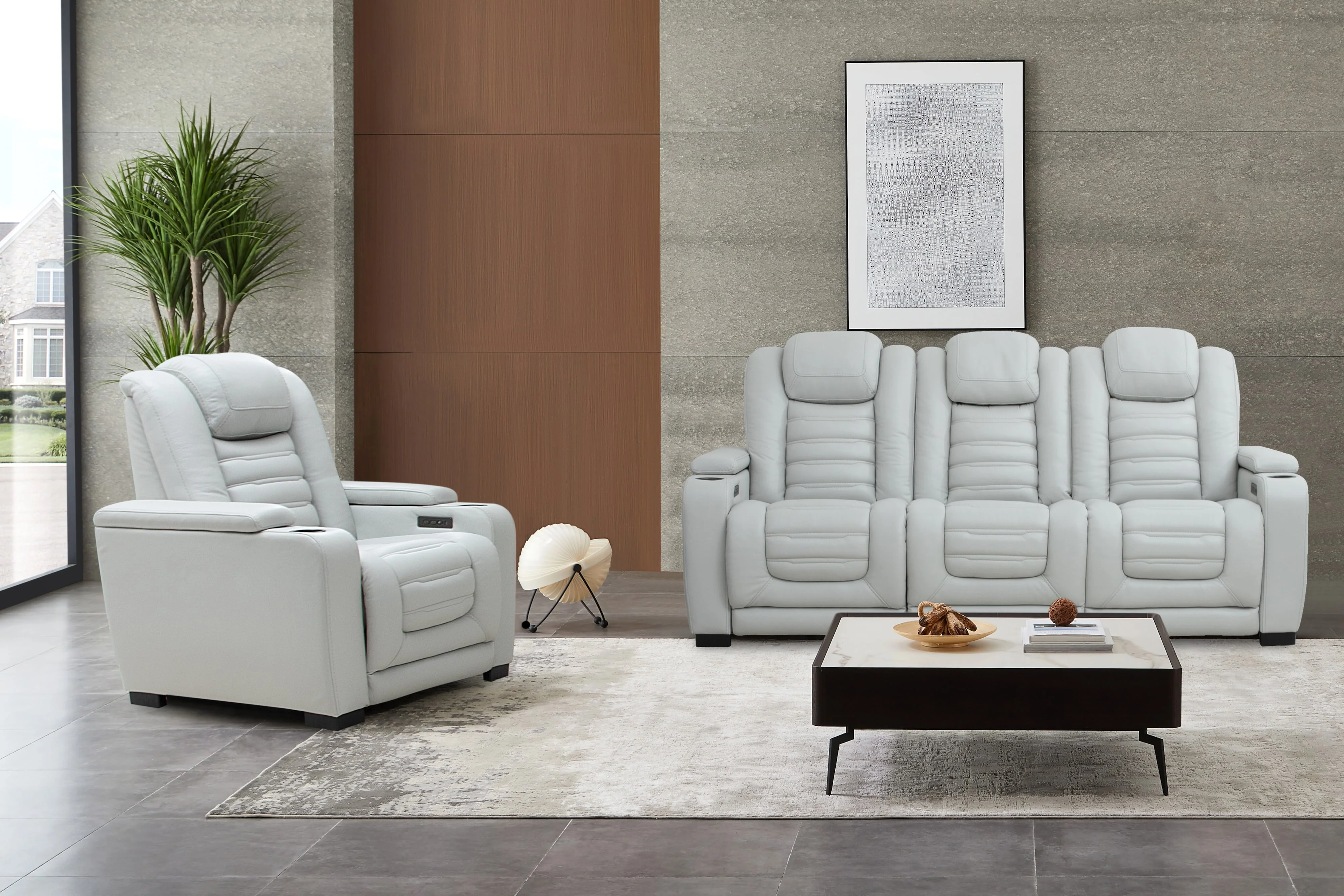 Cheers 80192 818380925 2 Piece Power Reclining Living Room Set Sam