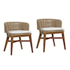 Dovetail Furniture Kenna Pair of Outdoor Chairs