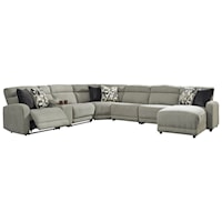 7 Piece Power Reclining Sectional Sofa Chaise