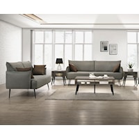 2 Piece Sofa and Loveseat Living Room Set