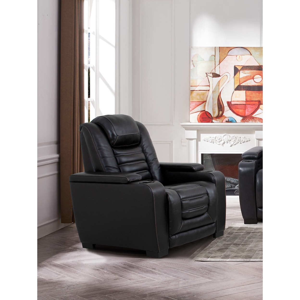 Cheers 80192 0-G Power Recliner with Power Headrest