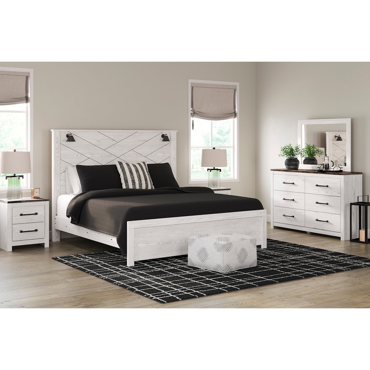 Signature Design by Ashley Gerridan 6 Piece King Bedroom Set