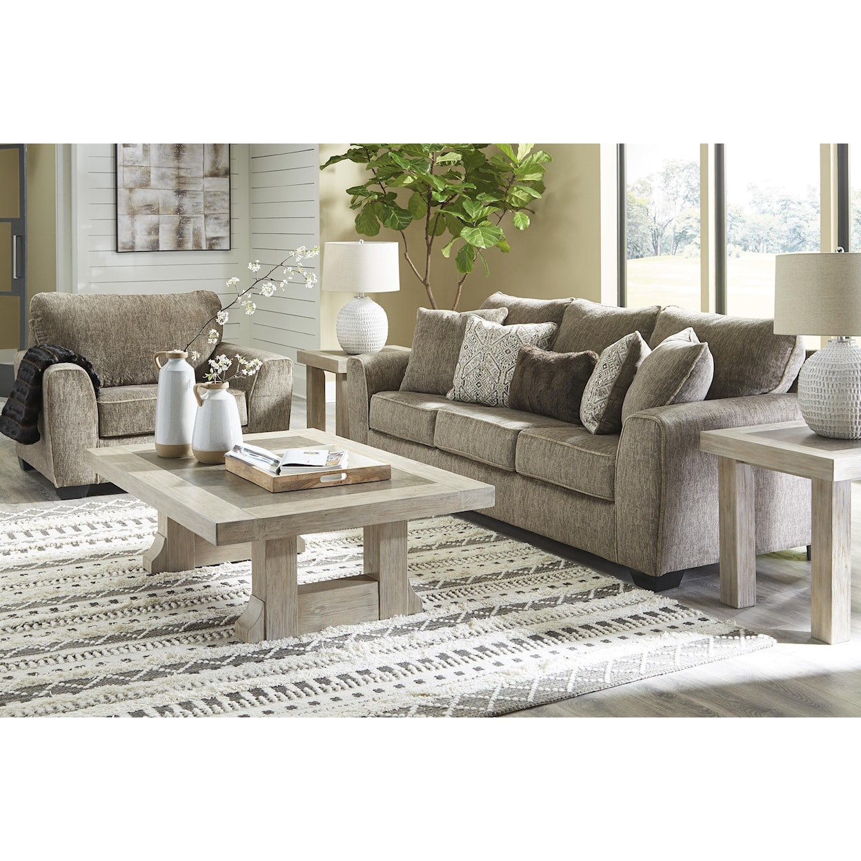 Benchcraft Olin Sofa and Chair Living Room Group
