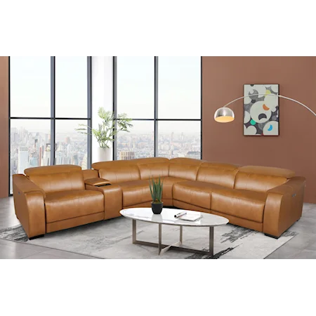 6 Piece 0-G Power Reclining Sectional