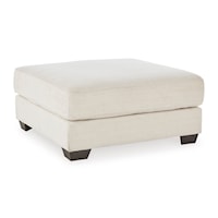 Birch Oversized Accent Ottoman