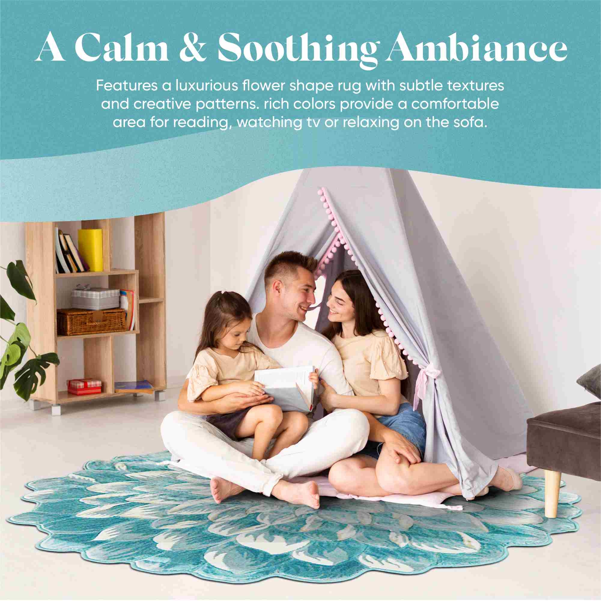 FLOWER 7 FT BLUE DAISY |