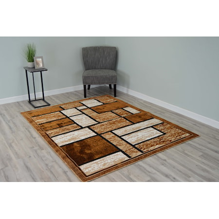 STAR 5X8 BEIGE AREA RUG |