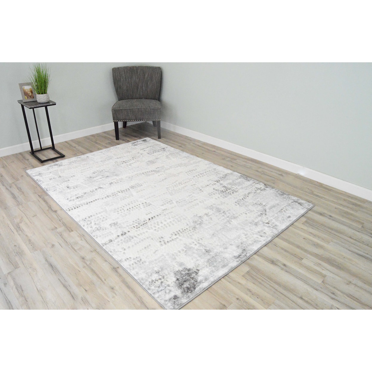 Zinatex Davinci DAVINCHI 8X11 GREY DIAMOND RUG |