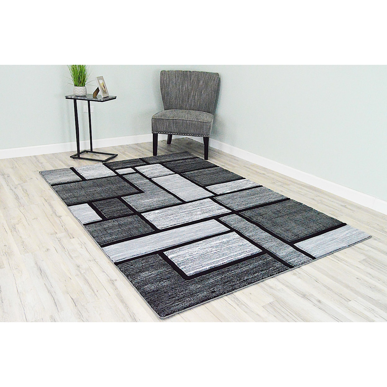 Zinatex Premium PREMIUM GREY AREA RUG 8X11 |