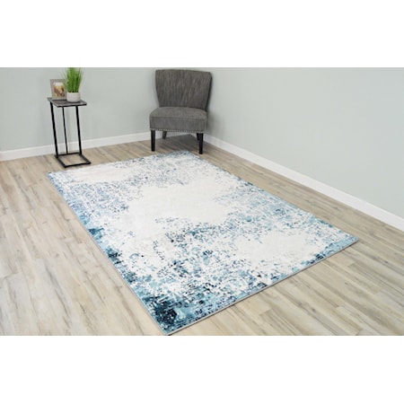 DAVINCHI 5X8 BLUE SAINT RUG |