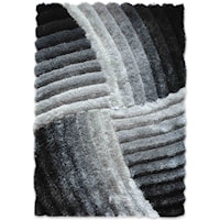 3D 5X8 GREY AREA RUG |