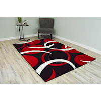 PREMIUM-8X11-1062 RED AREA RUG |