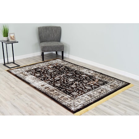 CASABLANCA 2X8 BROWN AREA RUG |