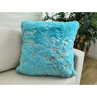 TURQUOISE GOLD PILLOW |