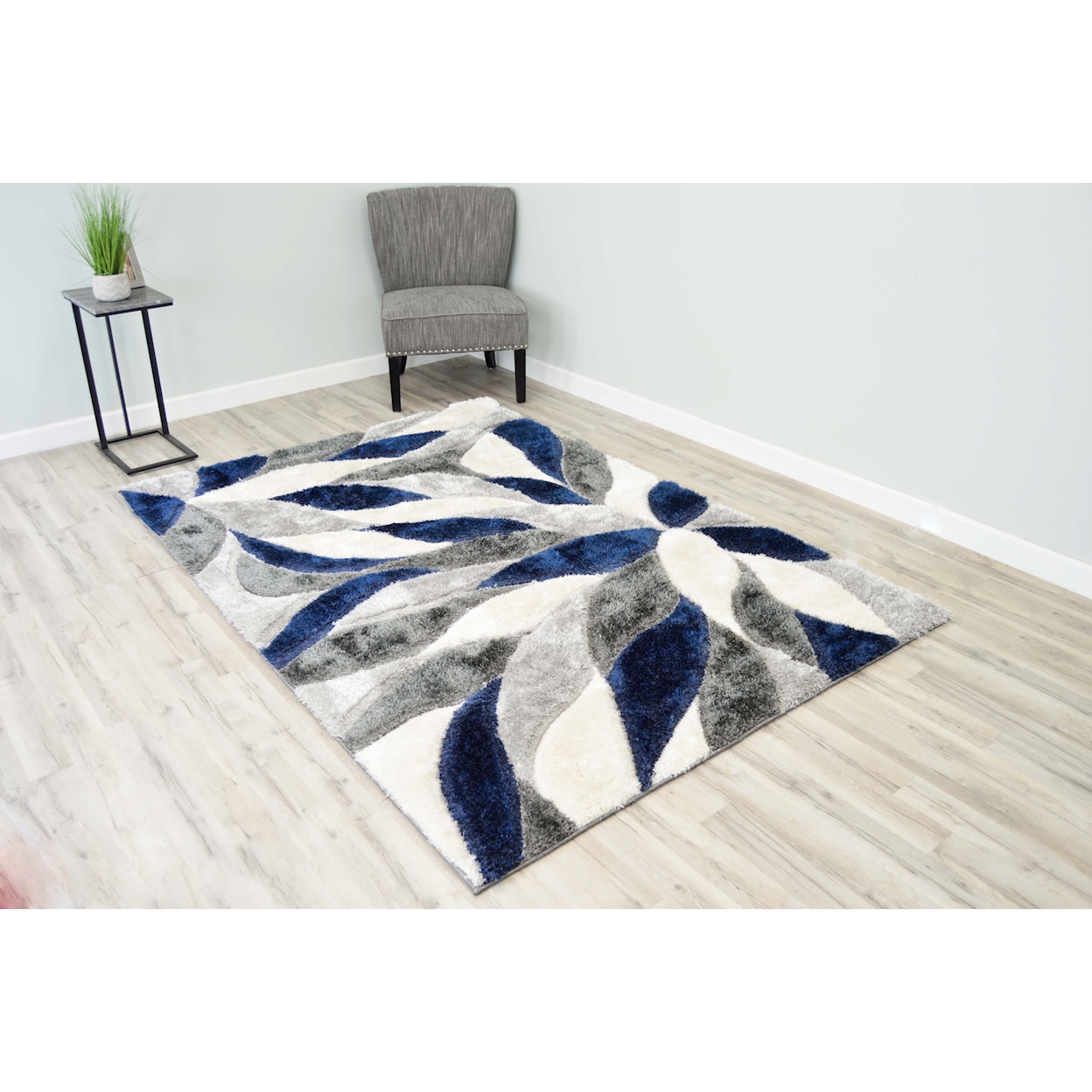 Zinatex 4D Shaggy 4D SHAGGY 8X11 MULTI AREA RUG |