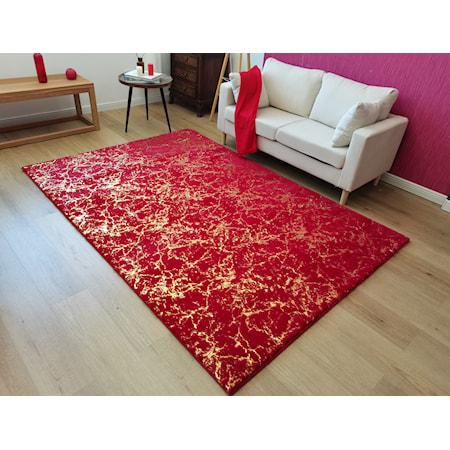 RED GOLD 7X10 AREA RUG |