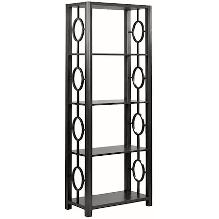 Four Shelf Etagere in Chocolate