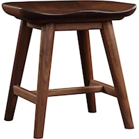 Mid-Century Modern Low Stool