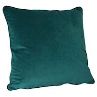 Iris Pillow in Emerald Green