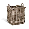 Ibolili Baskets and Sets SAINT TROPEZ RATTAN BASKET, SQ- S/4