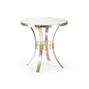 Chelsea House Tables - Accent & Side Bauer Side Table - Silver 