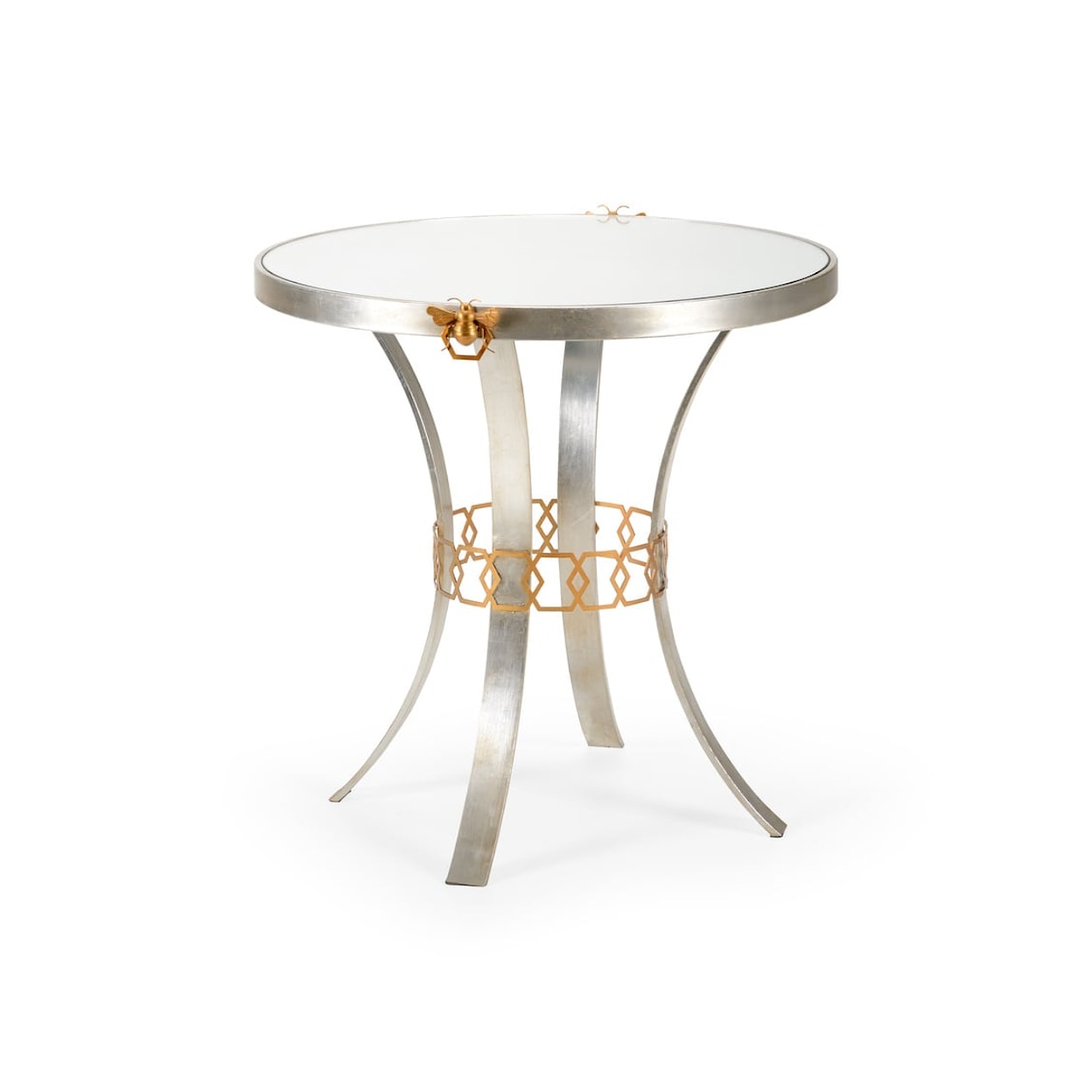 Chelsea House Tables - Accent & Side Bauer Side Table - Silver 