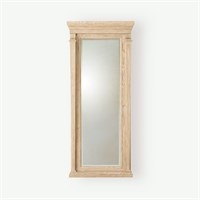 Josephine Floor Mirror-Bleached Oak