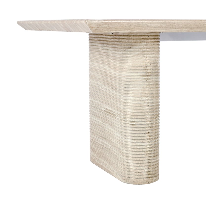 Classic Home Dining Tables Aiden 87" Outdoor Dining Table- Beige