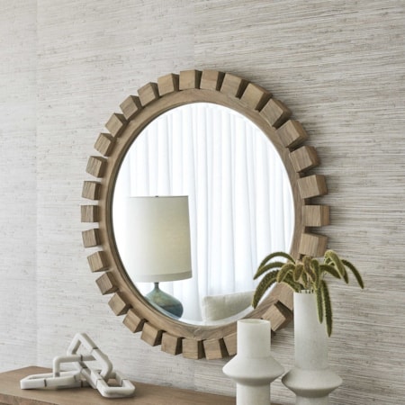 AROUND THE BLOCK MIRROR- NATURAL