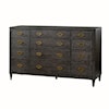 Oliver Home Furnishings Dressers Twelve Drawer Dresser in Midnight