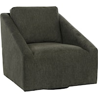 Andrew Swivel Chair in Olive Green