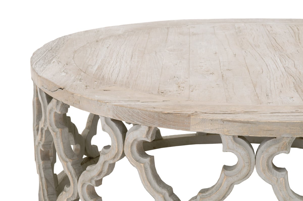 Essentials for Living Bella Antique Clover Large Coffee Table