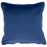 Iris Pillow in Midnight Blue
