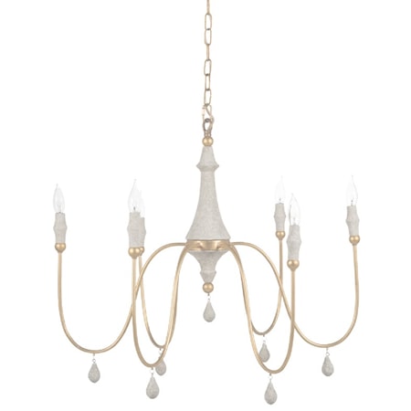 CLAY CHANDELIER- SMALL
